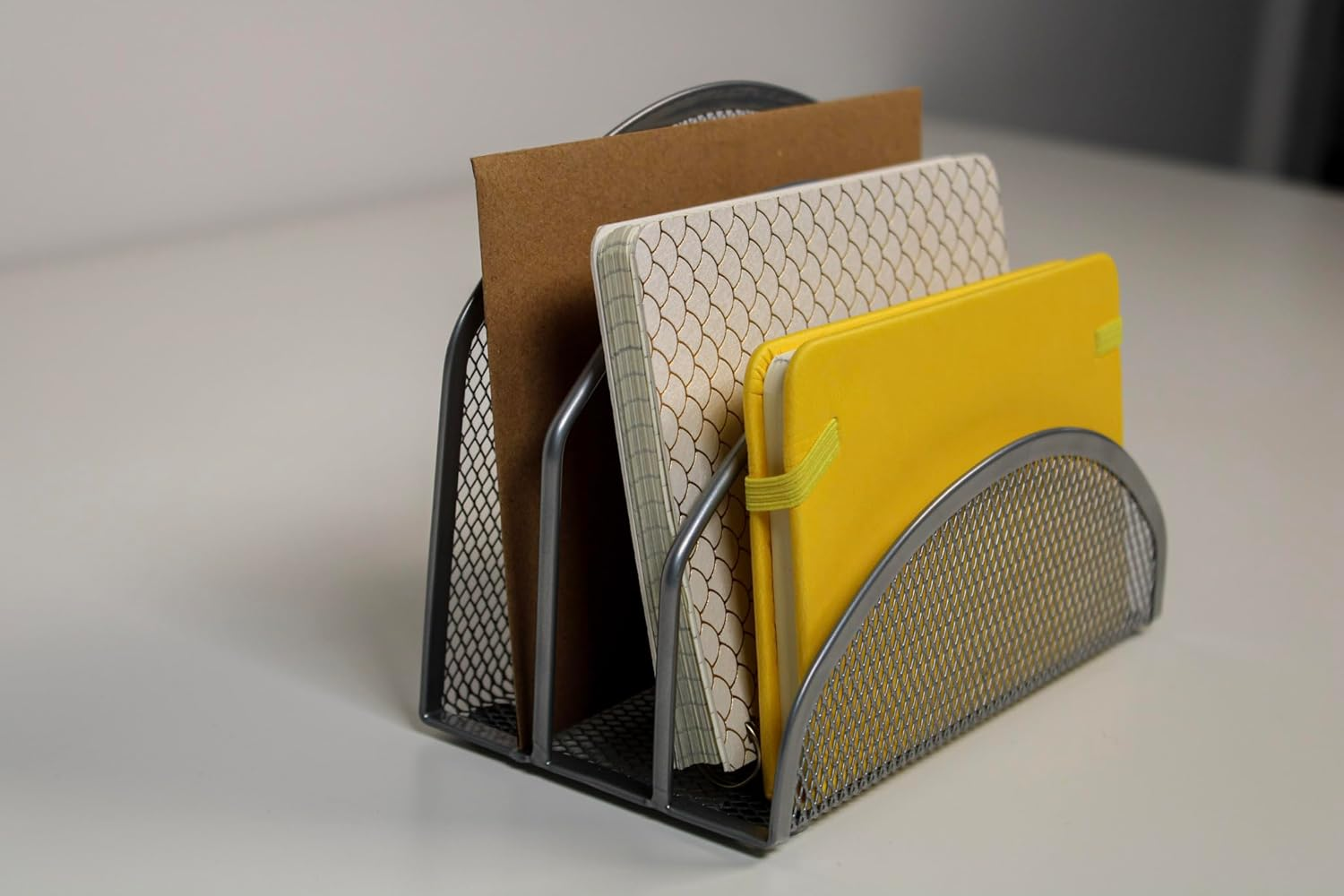 Wedo 65354 Office Letter Stand with 3 Compartments Wire Metal Silver image number 6