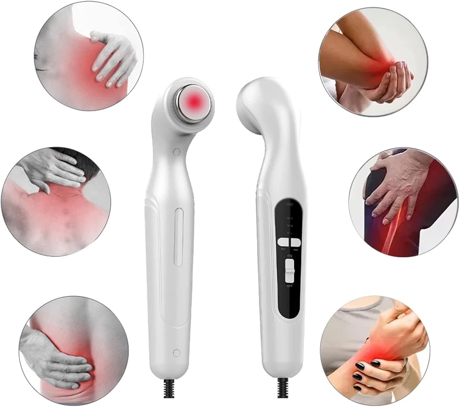 Mini Ultrasonic Physiotherapy Instrument(1 Mhz & 3 Mhz), 3 Gear Adjustable/ 1-15 Mintues Timer Control,Constant Temperature Protection, Effective Radiation Area: 4Cm&sup2;,White image number 4