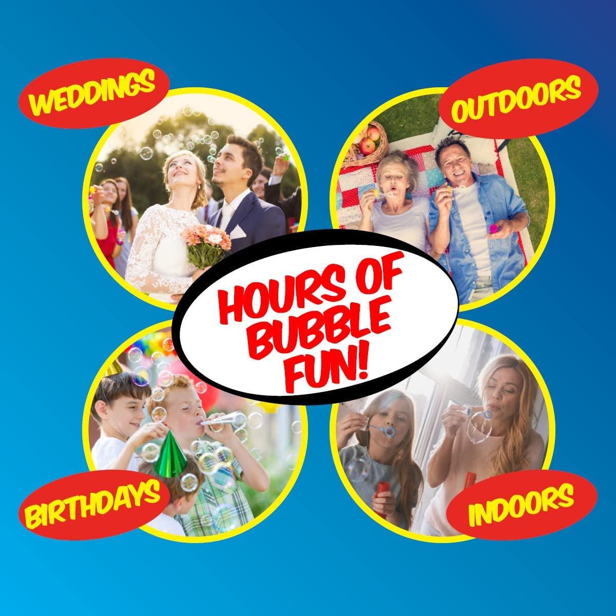 [4 PCE] 145058 Party Central Bubble & Wand Mega Value Set, Endless Bubble Fun, Abundant Bubbles and Hours of Entertainment image number 3