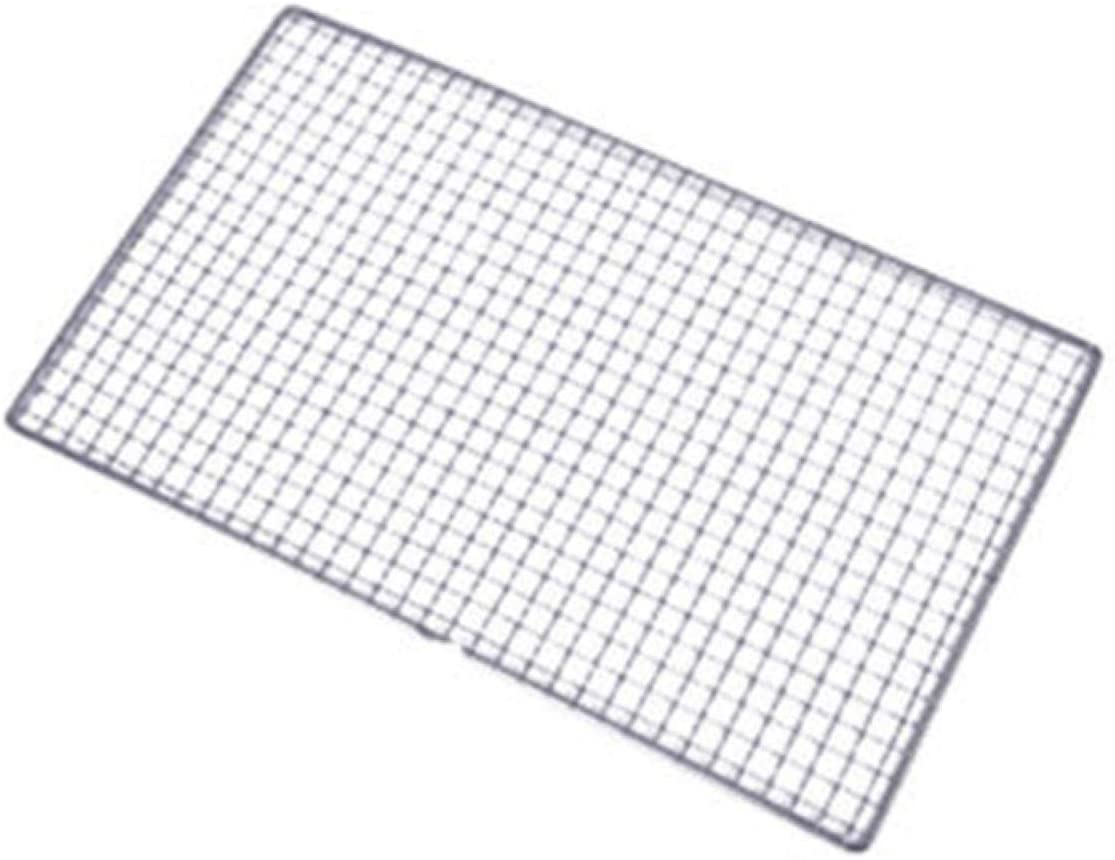 Secfanya QKDS BBQ Grill, Stainless Steel Mesh BBQ Grill Grate Grid Wire Rack Cooking Replacement Net, Works on Smoker,Pellet,Gas,Charcoal Grill, for Camping Barbecue Outdoor Picnic Tool, 25 * 40Cm image number 4