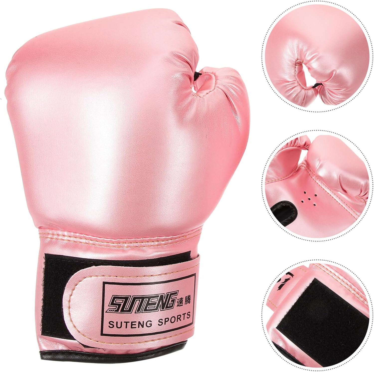 Baluue Kids Boxing Gloves, 1 Pair Sparring Gloves Thai Gloves Punching Kickboxing Gloves for Training Punching Bag Kickboxing Thai Mitts, Training Sparring Gloves image number 1