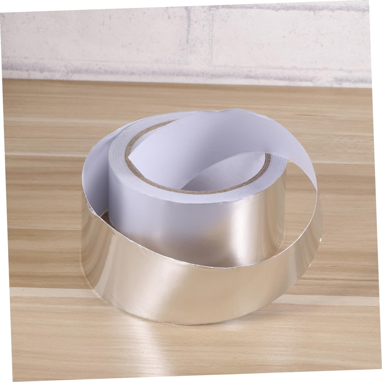 ULTECHNOVO 0.08Mm Aluminum Foil Tape Adhesive Sealing Duct Repairing 20X5Cm High-Temperature Resistant image number 1