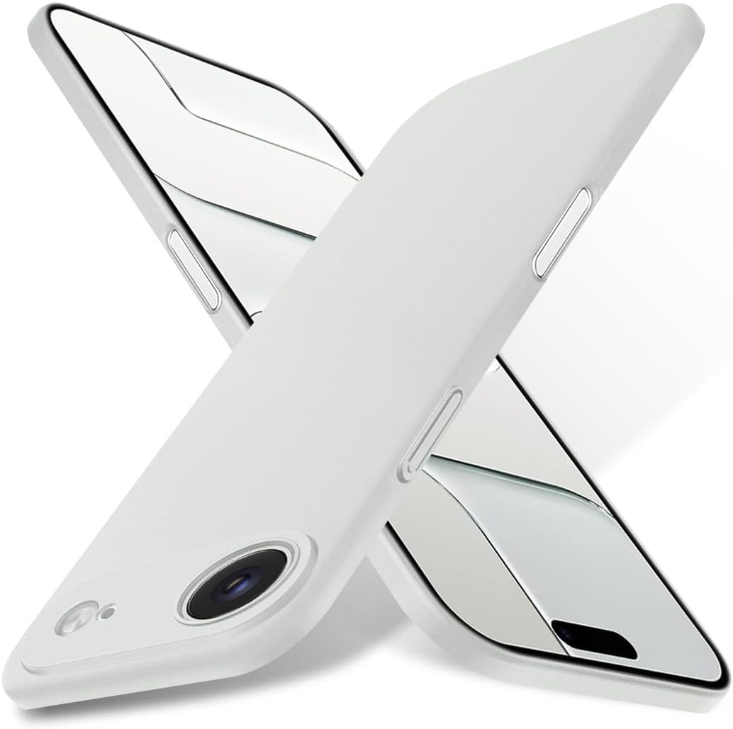 Bastmei for Iphone Air Case, Minimalist Phone Cases Extremely Light Ultra-Light Super Slim Thin Camera Protection Hard PC Cover for Iphone 17 Air 6.55" 2025 (Ash-Colored) image number 4