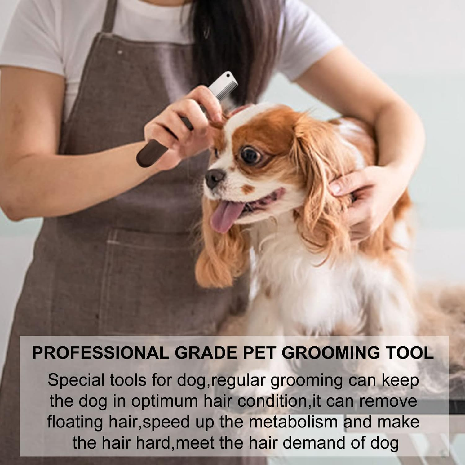 Trimming Knife for Dogs, Dog Trimming Knife Grooming Knife Undercoat Trimming Knife Rough Hair for Dogs Terrier Dachshund Rough-Haired Dachshund (Left-Handed User) image number 4