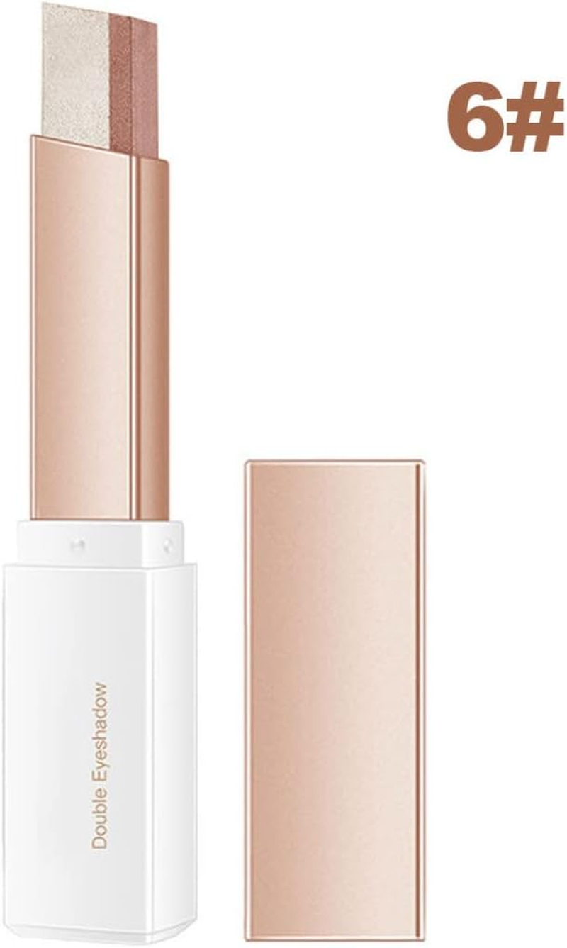 Eyeshadow Stick Double Color Eye Shadow Stick 2 in 1 Gradient Shimmer Eye Shadow Eye Makeup 2.5G Eyeshadow Pencil Style5 image number 6