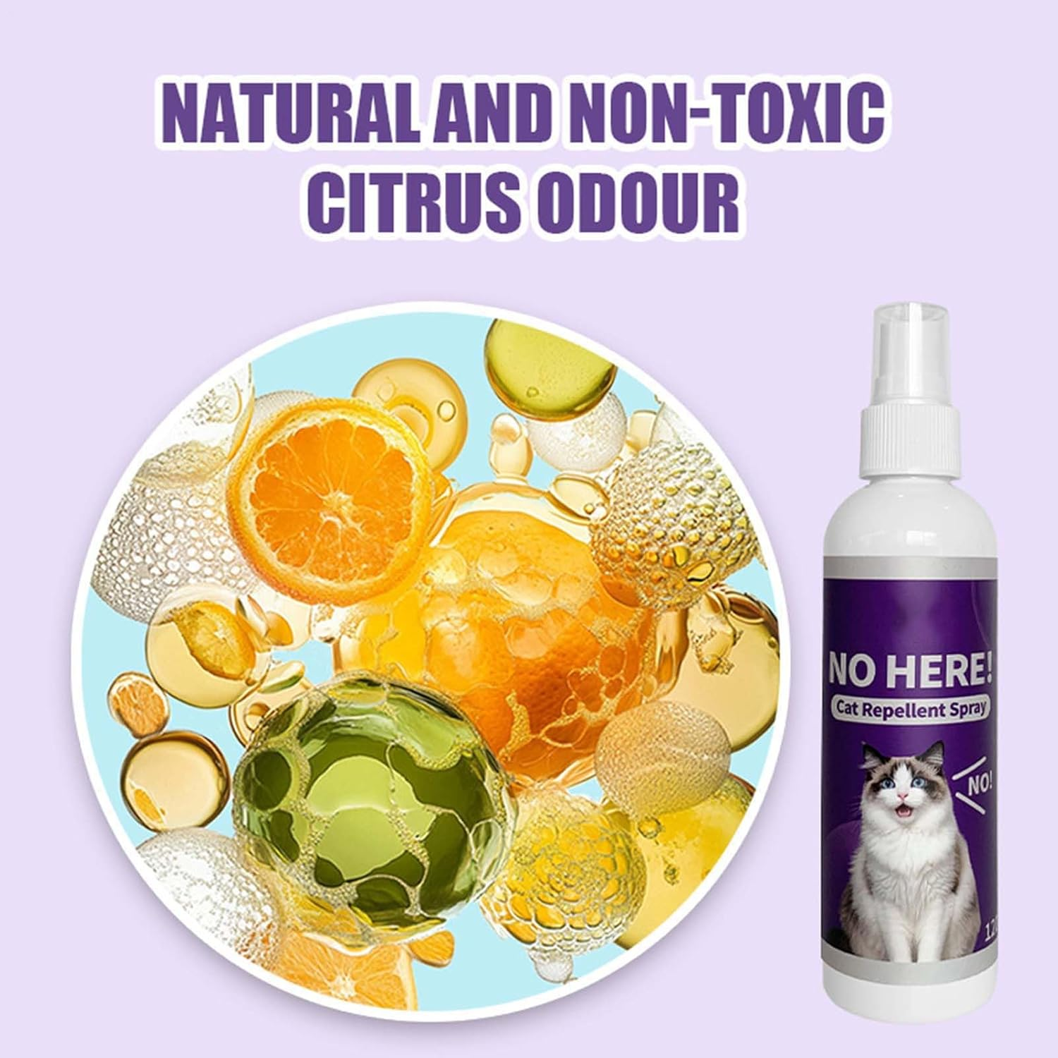 Anti Scratch Cat Spray - 120Ml Anti-Scratch Pet Repelling Spray Indoor | Fast-Acting Urine Marking Repeller Liquid for Home Fabric Outdoor Furniture Protection Rugs image number 6