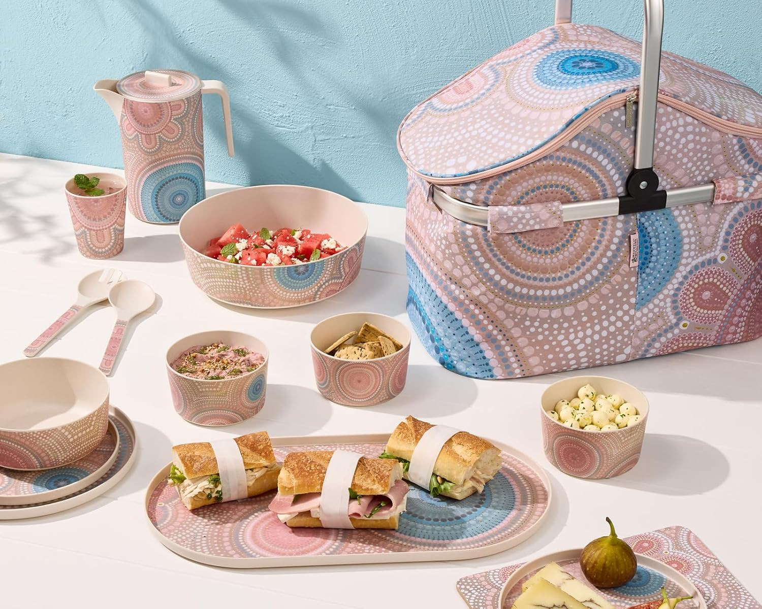 Maxwell & Williams Lou Martin Uplift Melamine Plate 25.5X2 Set of 4 image number 6