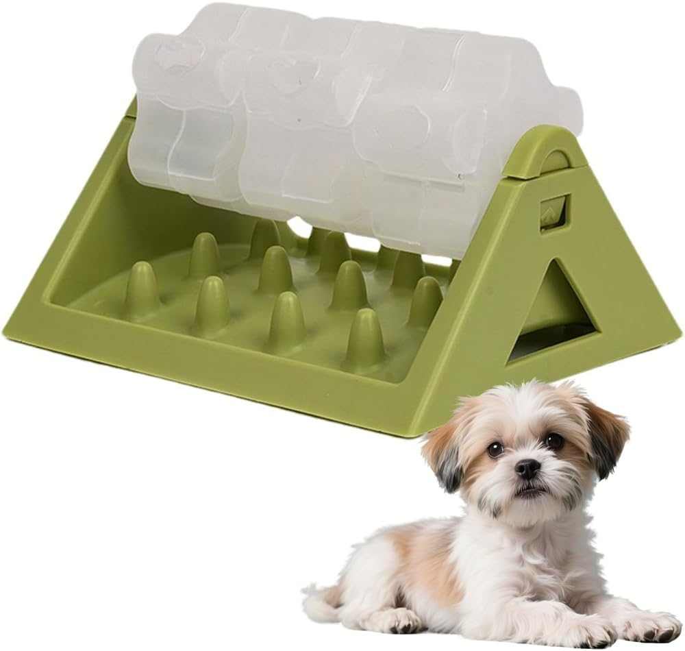 Interactive Dog Puzzle Feeder Toy &ndash; Adjustable Rotating Flower Slow Feeder, Treat Dispensing Training Puzzle, Fun Pet Slow Food Feeder for Dogs & Cats image number 1