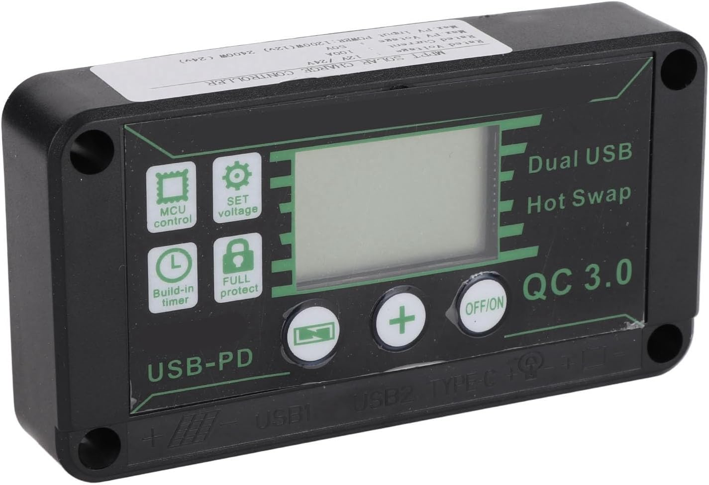 600 Watts Solar Panel Kit, High-Efficiency Monocrystalline Solar Panel Charger with Extension Cable and Battery Clip for RV Outdoor Camping and Other off Grid Applications