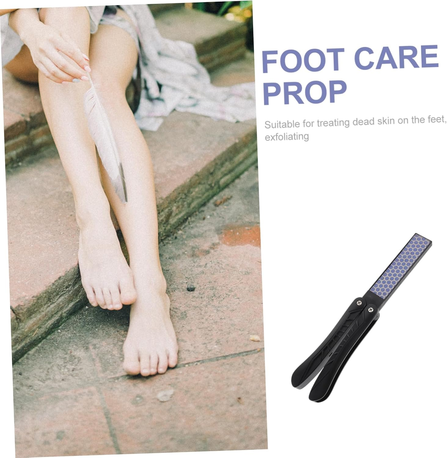 Baluue Pumice Heel Callus Remover Foot Scrubber Foot File Creative File Pumice Stone Pedicure Accessory image number 3