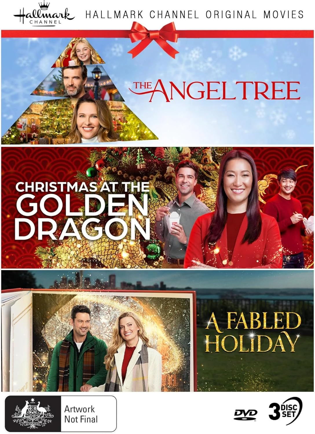 Hallmark Christmas - the Angel Tree / Christmas at the Golden Dragon / a Fabled Holiday - Collection DVD