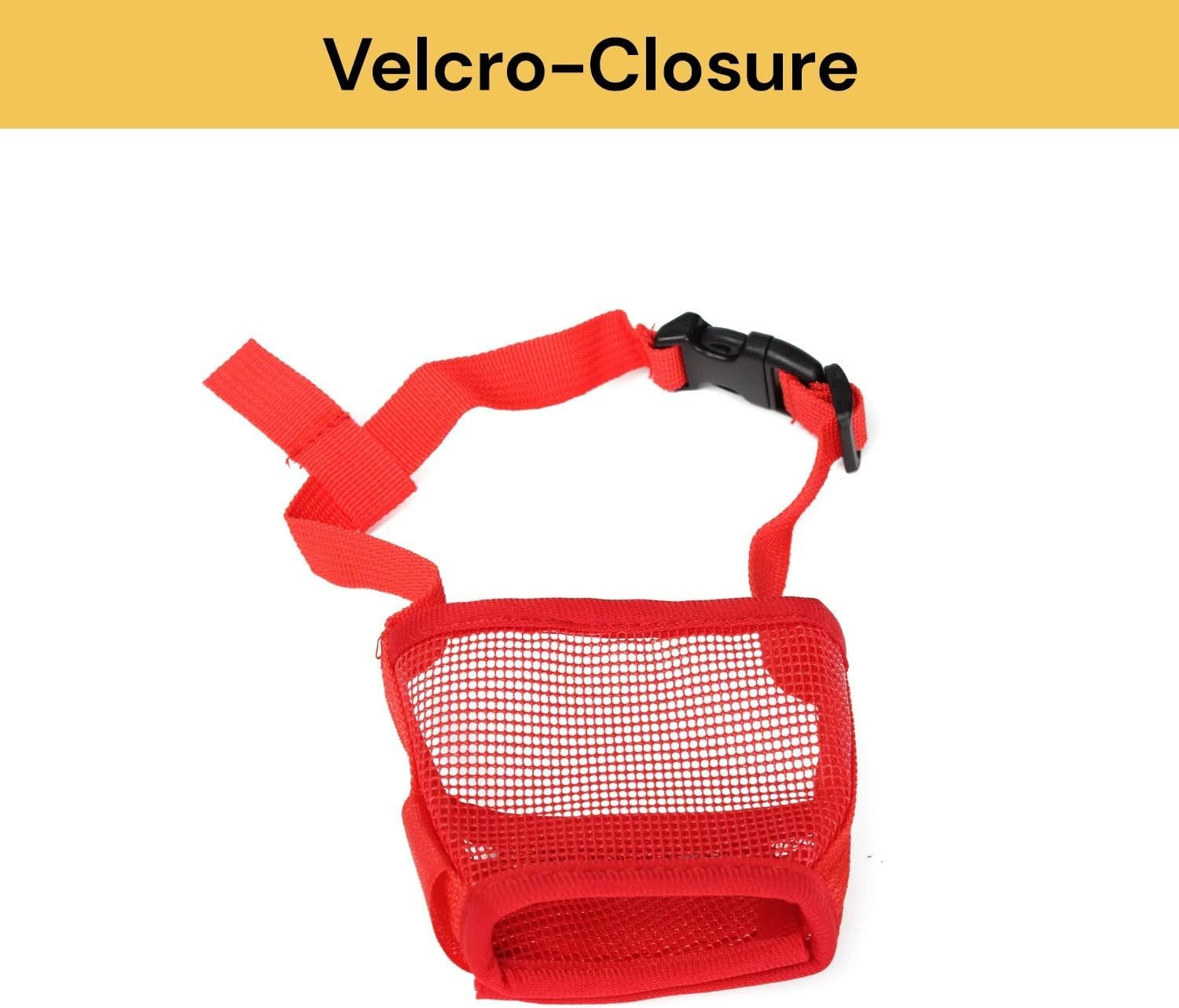 EZONEDEAL Pet Dog Muzzle, Soft Mesh, anti Biting Barking & Chewing, Adjustable, Pink, Medium image number 2