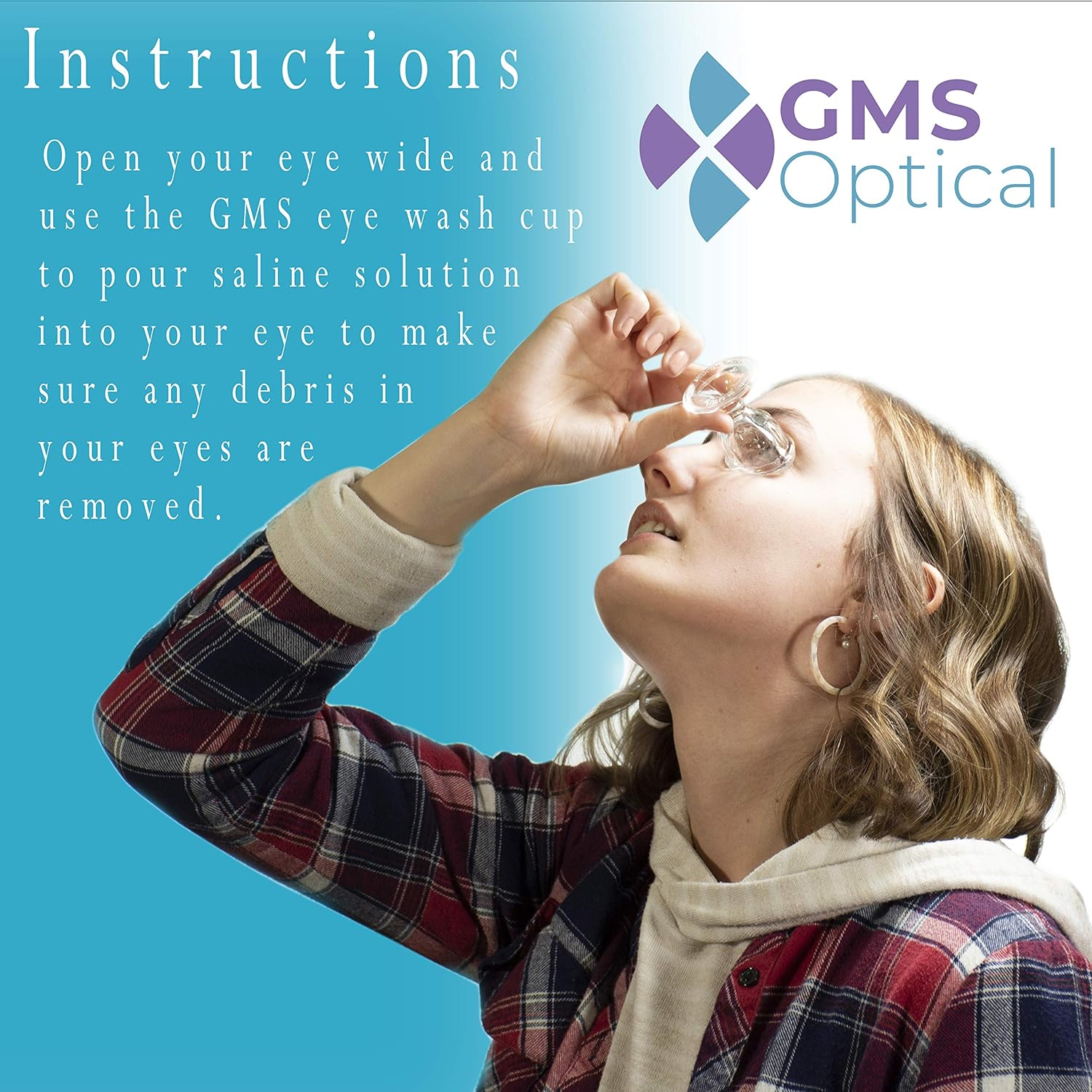 GMS Optical Glass Eye Wash Cup image number 5