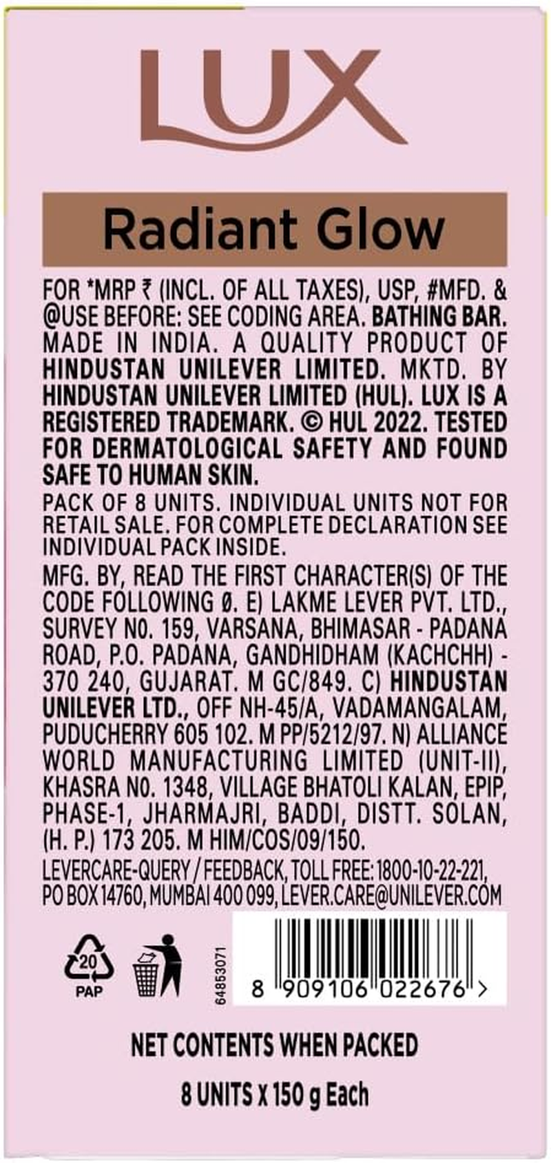 Oned Glow Bathing Soap Infused with Vitamin C & E For image number 6