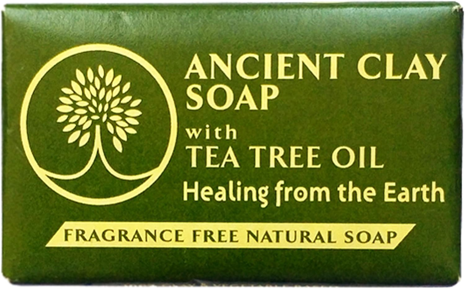 ZION - Ancient Clay Soap with Tea Tree Oil - 6 Oz. (170 G)