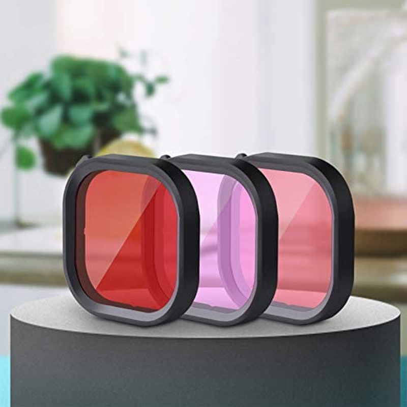 Fitstill 70M/230FT Underwater Waterproof Case with Dive Filters Compatible for Go Pro Hero 13/12/11/10/9 Black,Underwater Protective Housing Dive Kit,Professional Action Camera Dive Accessory Kit image number 4