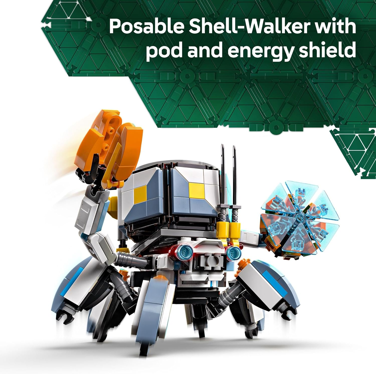 LEGO Horizon Adventures Aloy & Varl Vs. Shell-Walker & Sawtooth Kids Toy for 9+ Year Old Boys & Girls, Gaming Building Set with 2 Robot Action Figures and 2 Minifigures, Desk Toy for Gamers 77037 image number 3