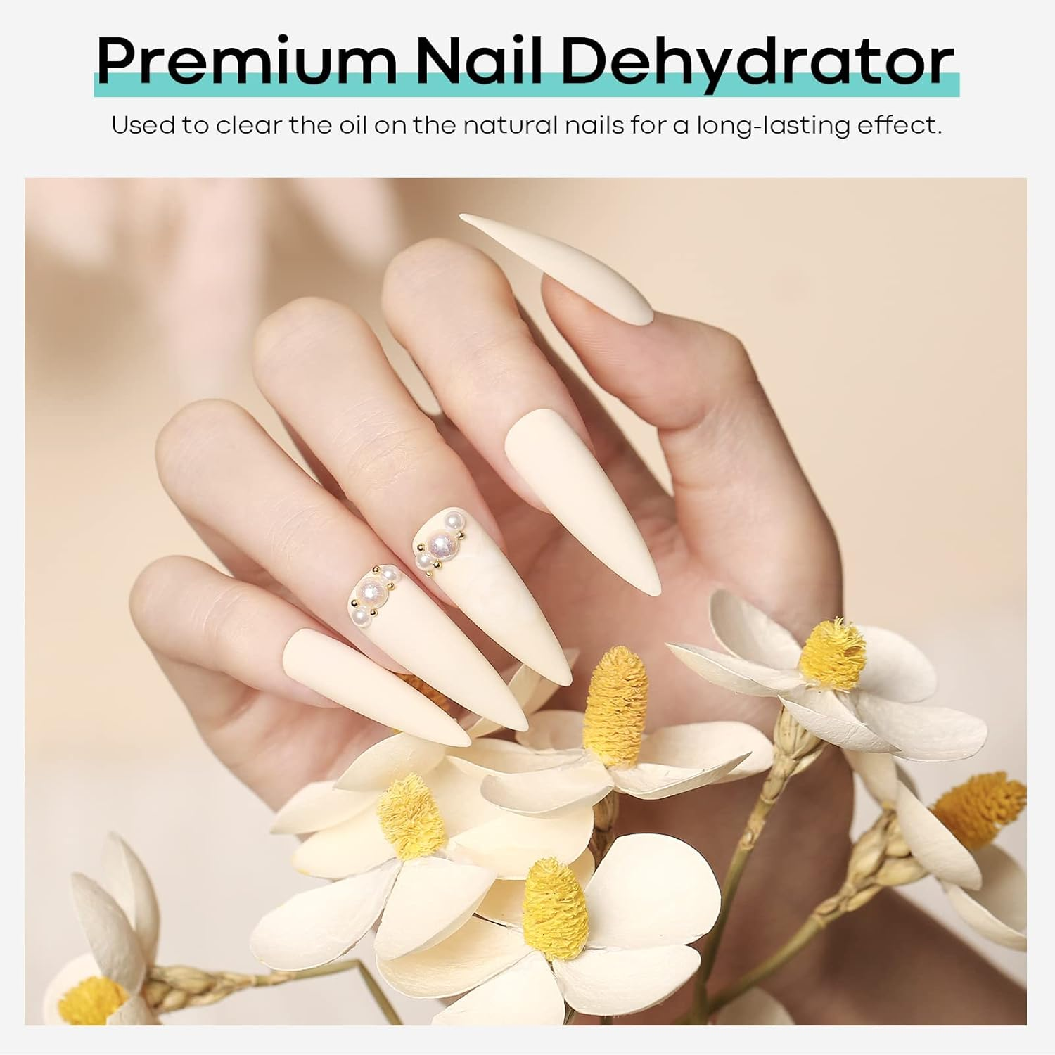 Modelones Nail Primer,15Ml Acid Free Nail Dehydrator for Acrylic Nails and Gel Nail Polish image number 1