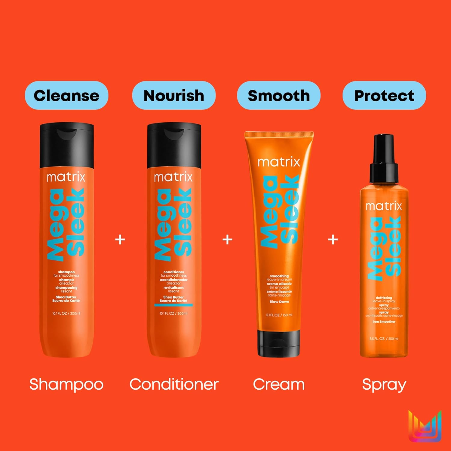 Matrix Total Results Sleek Shampoo, 300Ml image number 2