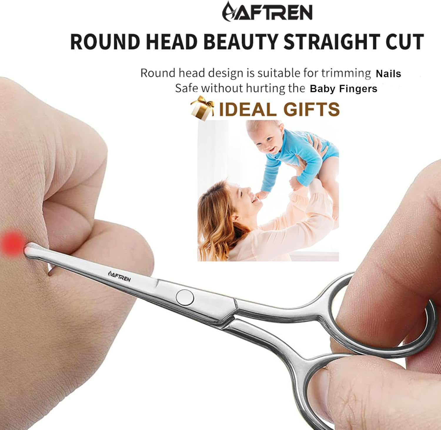 Professional Cuticle Nipper Sharp Stainless Steel Cuticle Scissors Non-Slip Handle Precisely Removing Excess Cuticles and Dead Skin (Rainbow, 4 Inch) - Multi image number 3