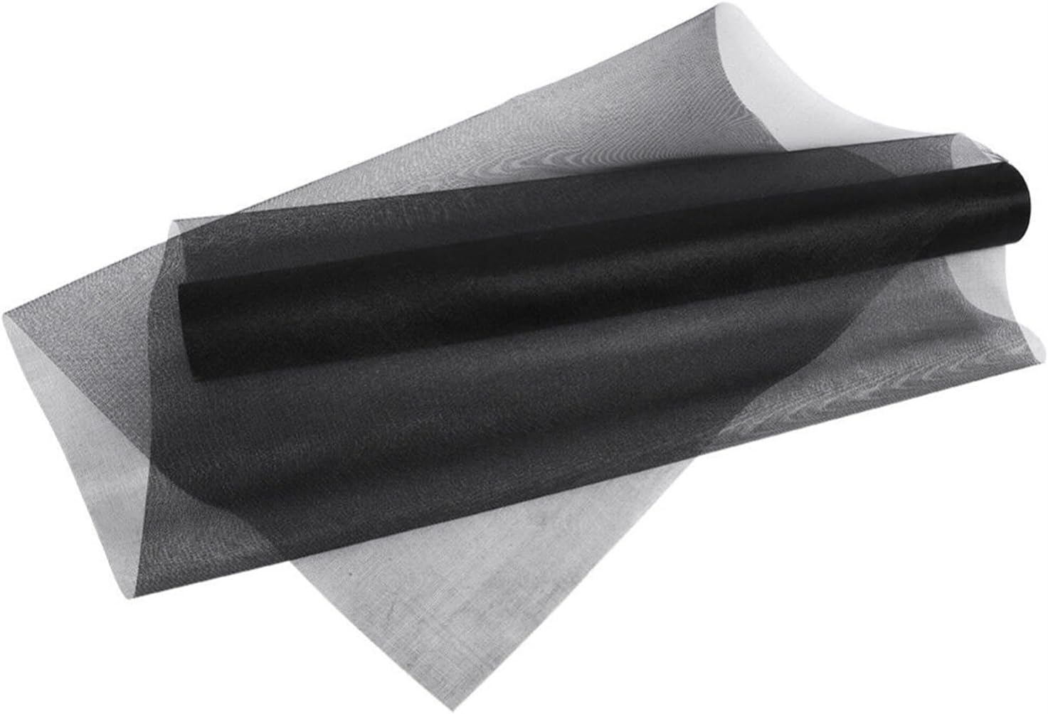 Leona Co Replacement Window Screens, 30X1M Durable Window Screen Mesh for Patio Porch Door Windows, DIY Adjustable Fiberglass Screen Repair Kit Sliding Net Roll Pet (Black)