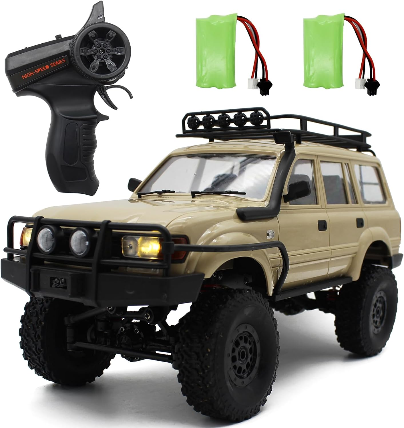 Spobot Remote Control Truck 2.4G 4WD Land LC SUV Car,Rc Off-Road Vehicle for All Terrain Radio Control Rock Climb Car for Adults and Kids Toy Hobby