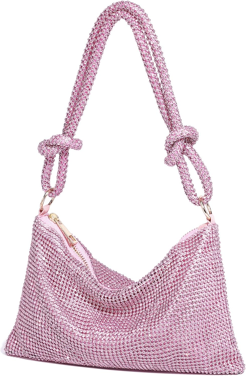 YUWITA Rhinestone Purse for Women Evening Bag Glitter Sparkly Mini Handbags