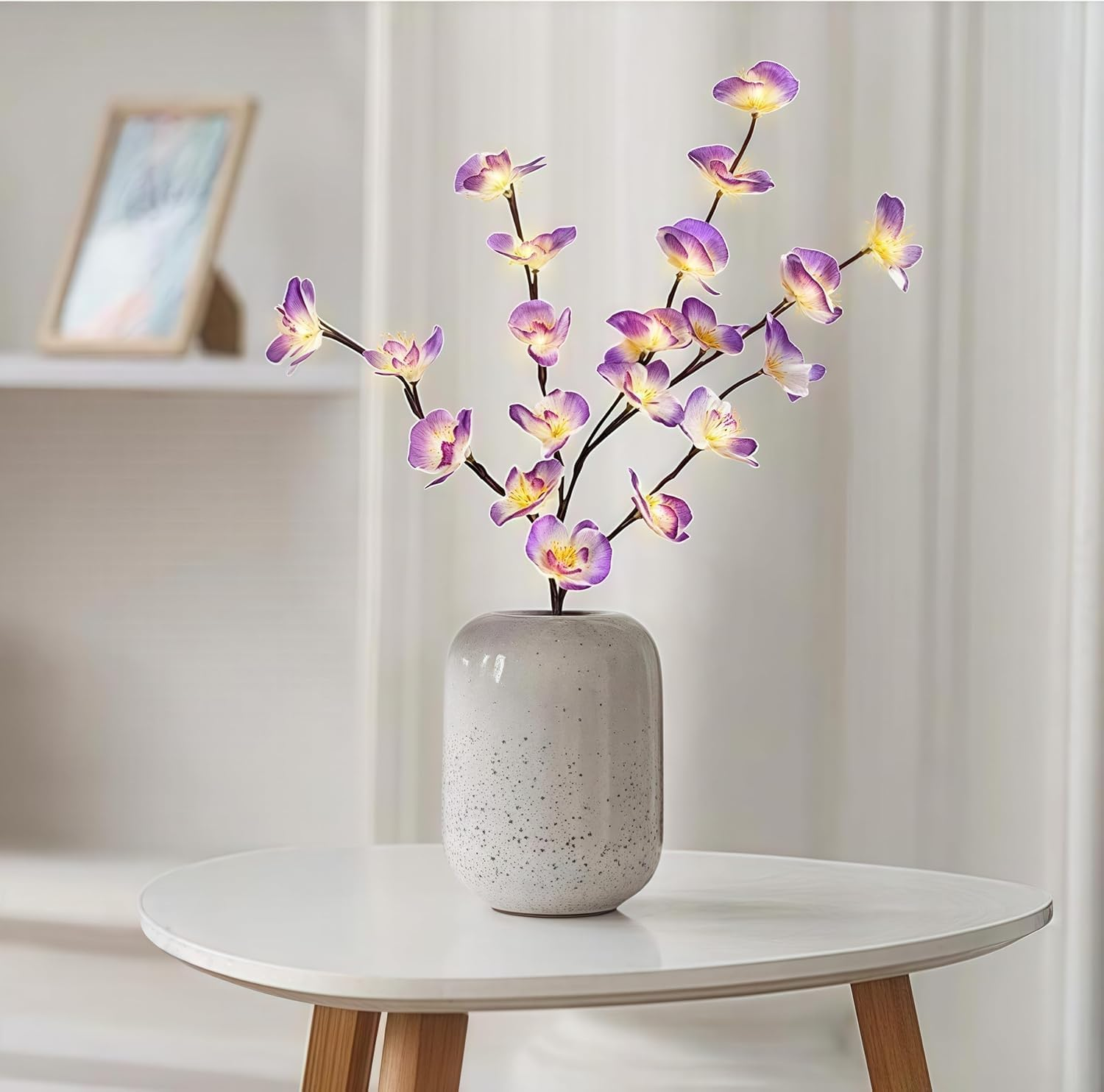 Esoes Light Branches Decorative Light Decorative Branches Light Branches LED Lights Branches Light Tree LED Tree Light Branch Decorative Lighting for Indoor Outdoor Use (Purple Pink) image number 4