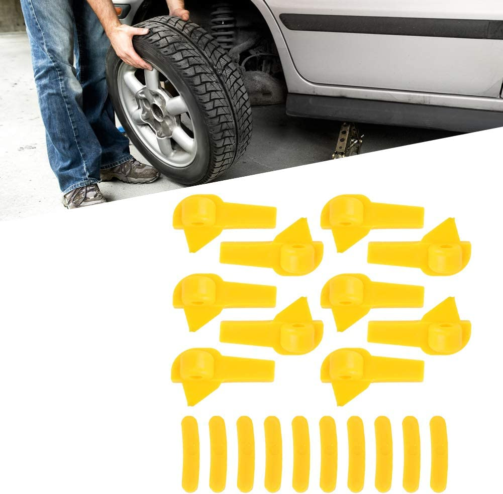 Tire Changer Protector, 20Pcs Automobile Tire Changer Mount Demount Duck Head Tool Insert Rim Protector Wheel Rim Edge Protector Tire Changer Bead Breaker for Mount Duck Head image number 4