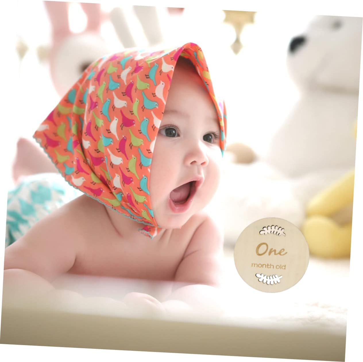 ERINGOGO Creative Milestone Cards Monthly Growth Tracking for Newborns for Photo Props and Showers Unique Designs for Media image number 2