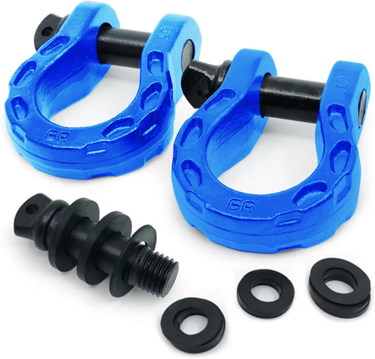 Gearamerica Mega Shackles | Matte Black (2PK)