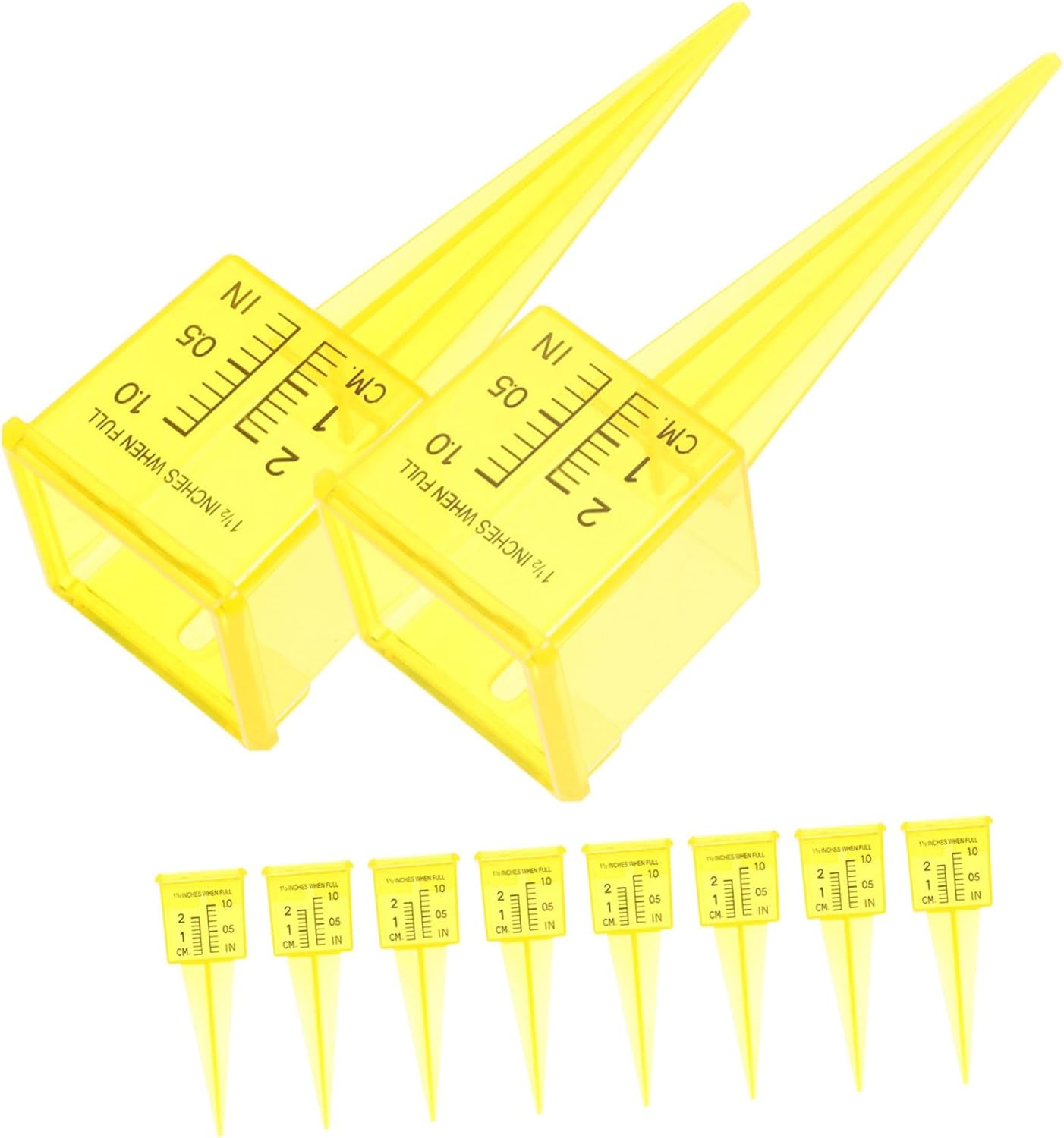 20Pcs Rain Gauge Sprinkler Water Gauge with Wide Mouth Easy-Read Outdoor Measuring Tool for Lawn Garden Patio Precise Irrigation Monitoring for Efficient Water Usage image number 1