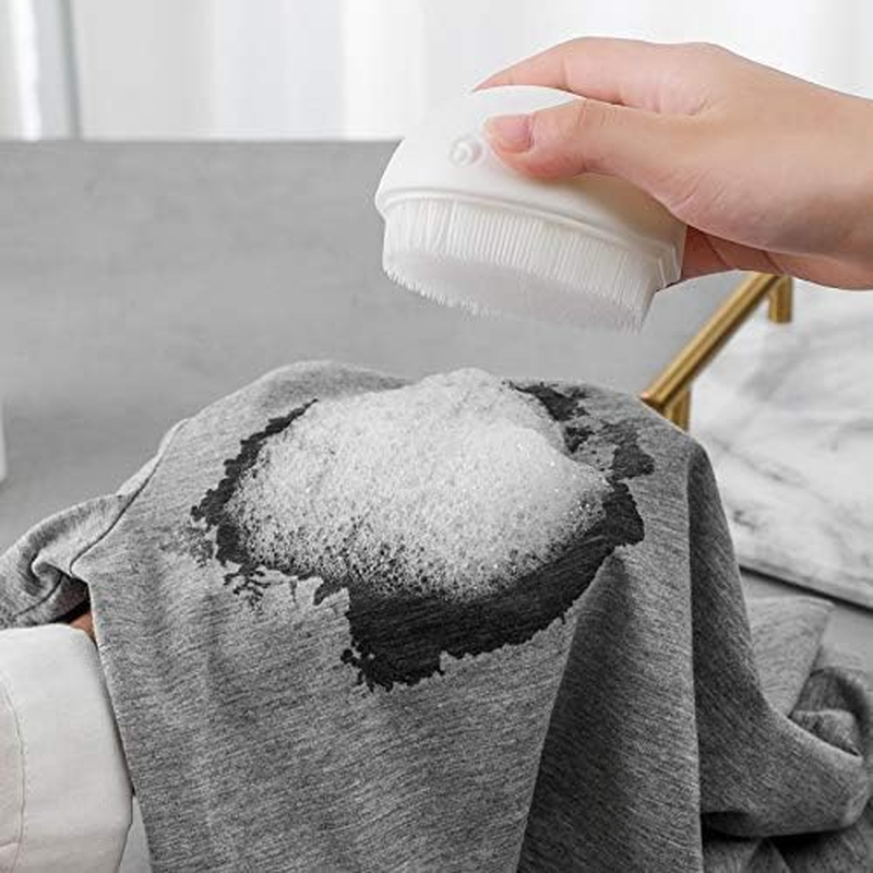 Plastics Washing Brush 3Pcs Creative Little Whale Washing Brush,Fingernail Scrub Brush Toe Cleaning Brush Handle Grip Nail Brush Cleaning Clothes Shoes Foot Scrubber Brushes (White+Blue+Beige, 12.8)