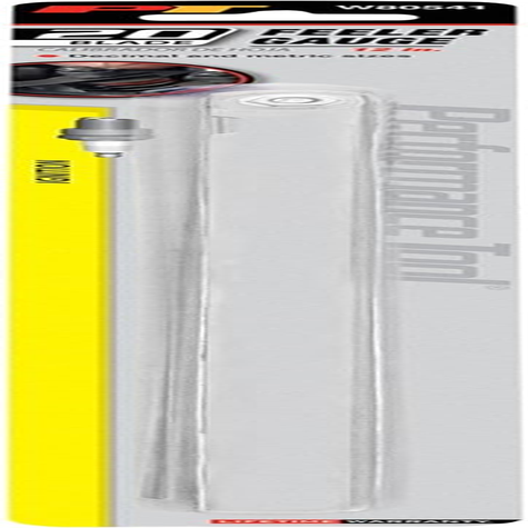 Performance Tool W80541 20-Piece Blade SAE and Metric 12-Inch Extra Long Feeler Blade Set image number 6