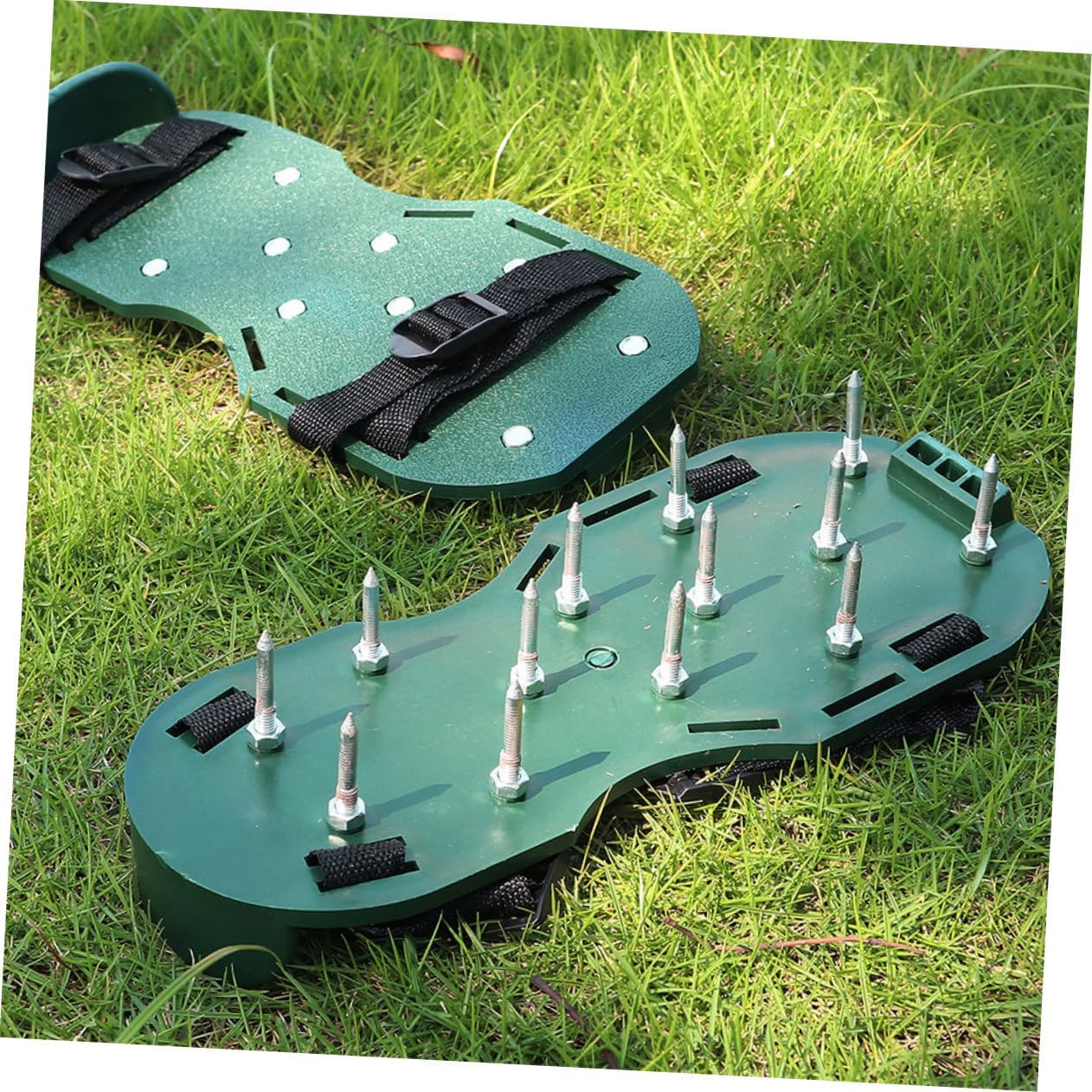 ORFOFE 10Pcs Lawn Spike Shoes Straps Aerator Shoes Fixing Strap Lawn Soil Nylon Aerator Garden Nail Sandals Supplies image number 1