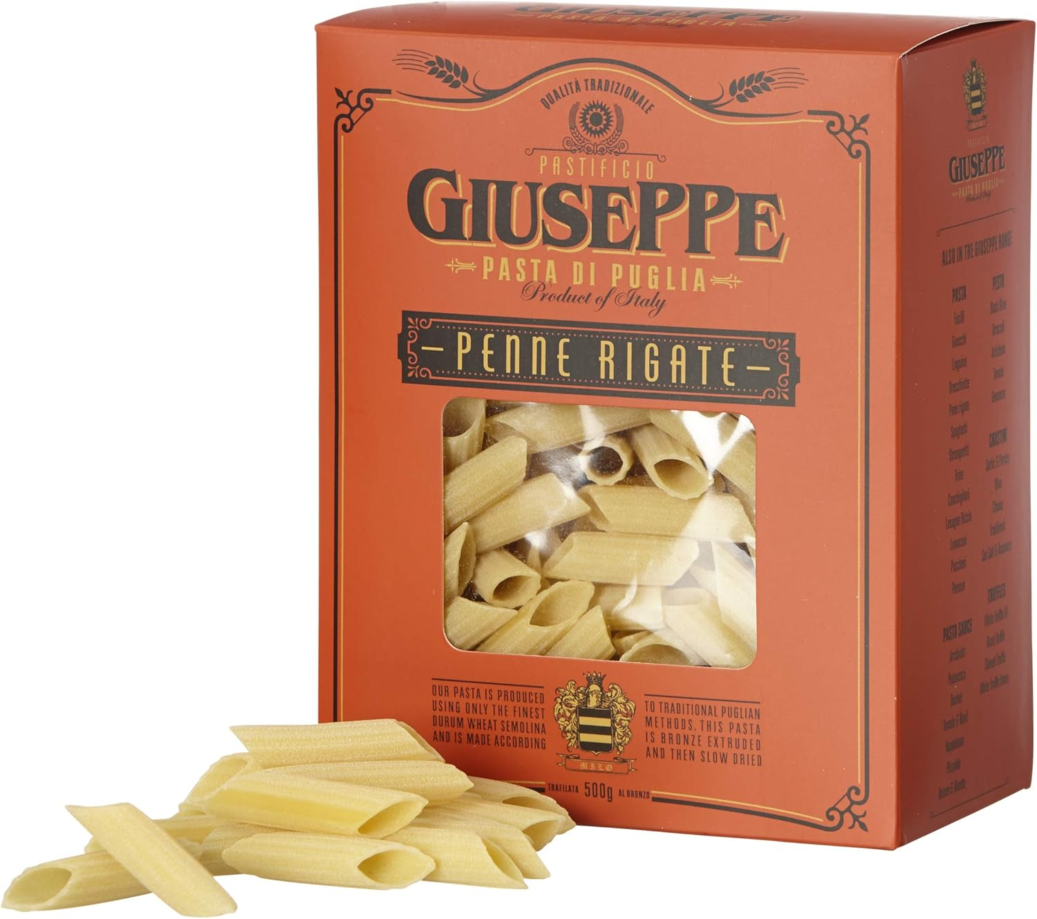 Giuseppe Penne Rigate Pasta, 500 G image number 1
