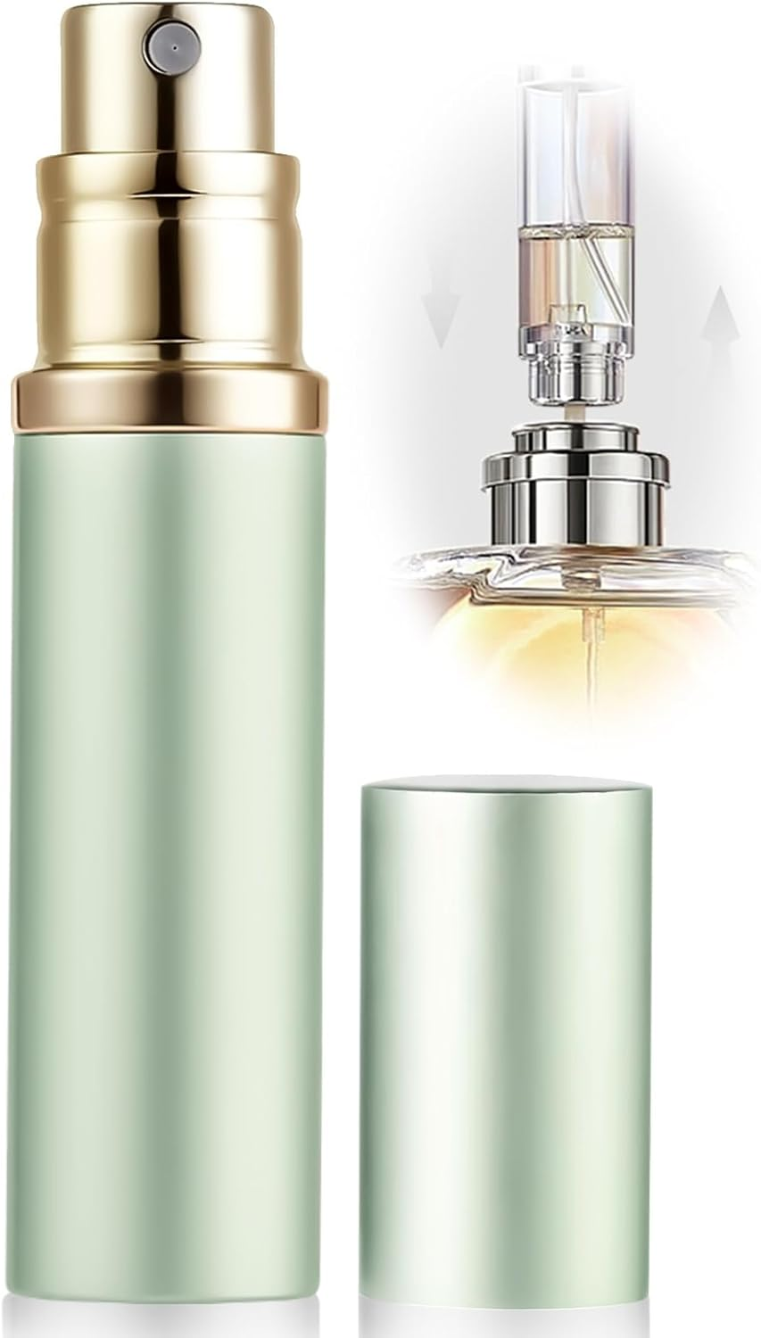 Perfume Atomizer, Refillable, 10Ml, Portable Travel Spray Bottle, Leak Proof, Mini Size, Perfume Atomiser, Bottom, Cologne Dispenser for Men and Women (CA 10Ml Purple)