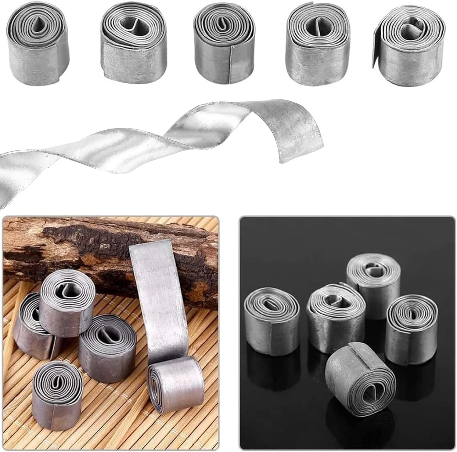&lrm;BEANPRECOY Leads Sheet,1Mm Thick Leather Strips for Fishing Gear 20 Rolls Fishing Soft Sheet Strip Sinkers Weights Tackle Accessories Supplies New,Balance the Fishing Accessories Group image number 6
