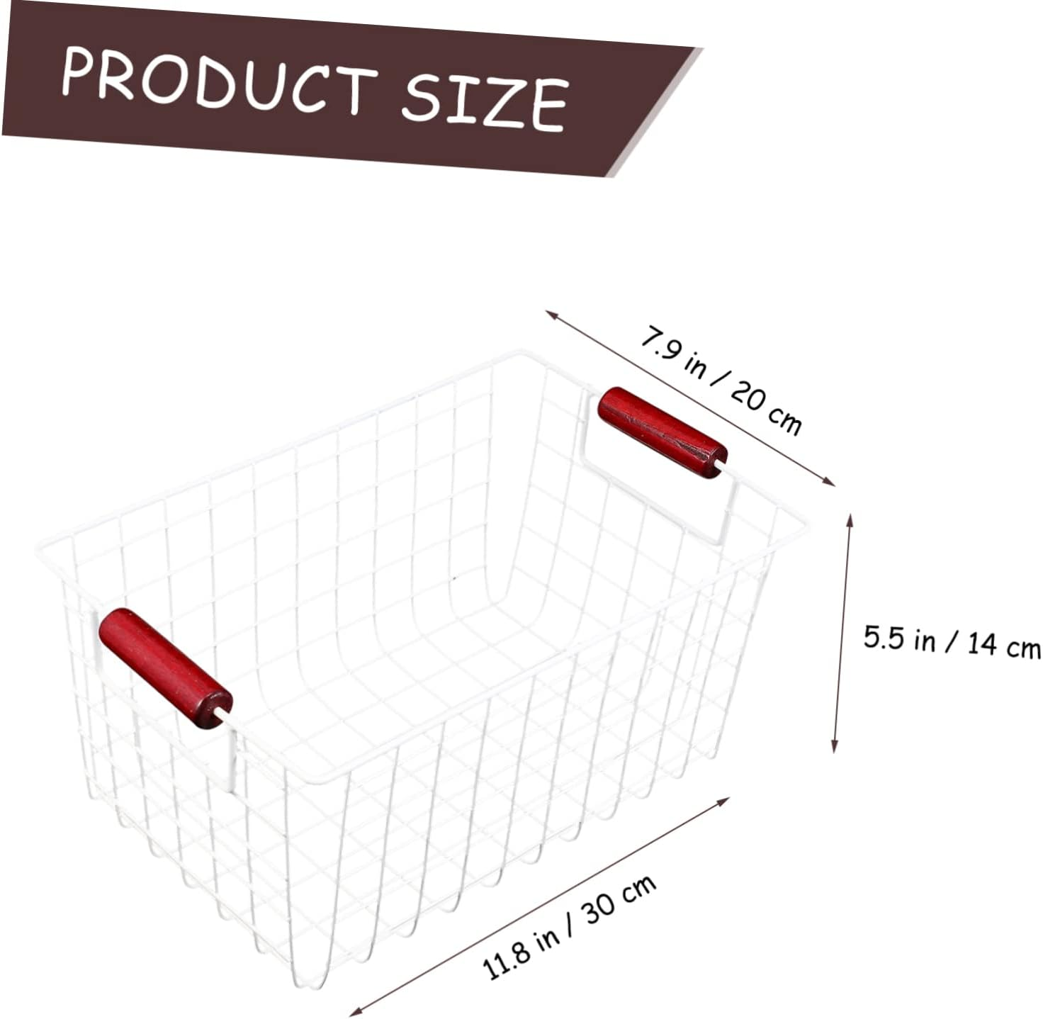 Cabilock Stainless Steel Storage Basket for Countertop Organization for Kitchen Pantry Wire Mesh Design for Food Container Storage image number 6