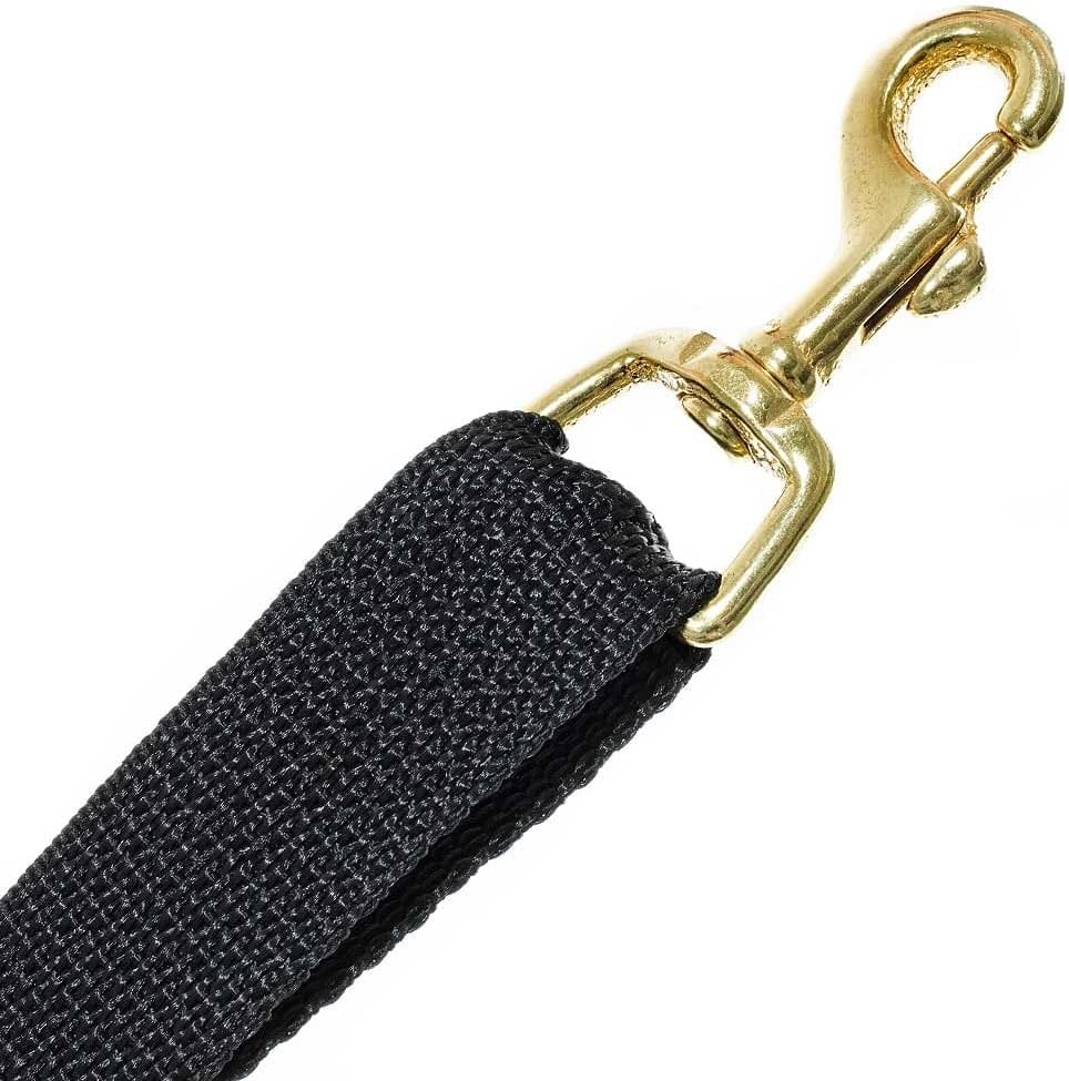 Craft County Brass Trigger Clip Swivel Snap Hooks - Sizes of 1/4, 3/8, 1/2, and 3/4 Inches - Packs of 2 - Great for Leathercrafts, Dog Leads, and Purses image number 1