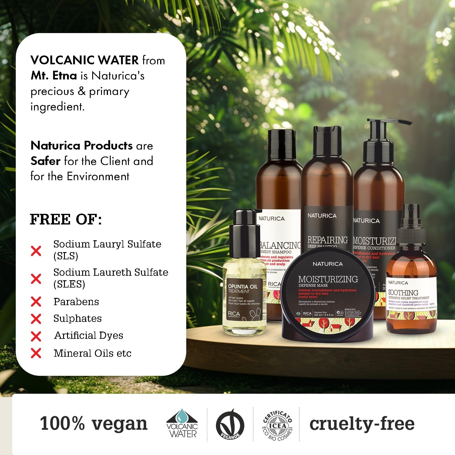 Naturica Soothing Shampoo Sensitive and Dandruff Prone Hair and Scalp with Red Sicilian Orange, Sage and Thyme Extracts - 250Ml image number 5