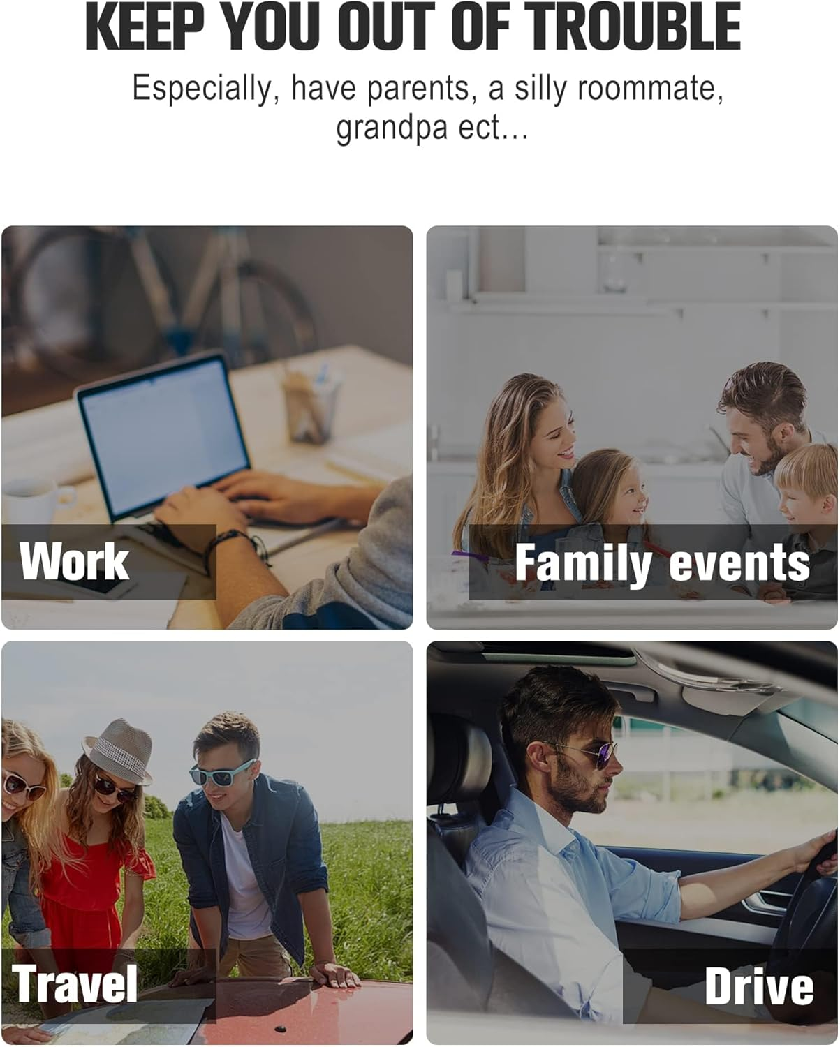 FIREDOG Smell Proof Bags, Carbon Lined Odor Proof Bag for Dog Tested 3"X6" Stash Travel Storage Pouch Pocket (Black) image number 3