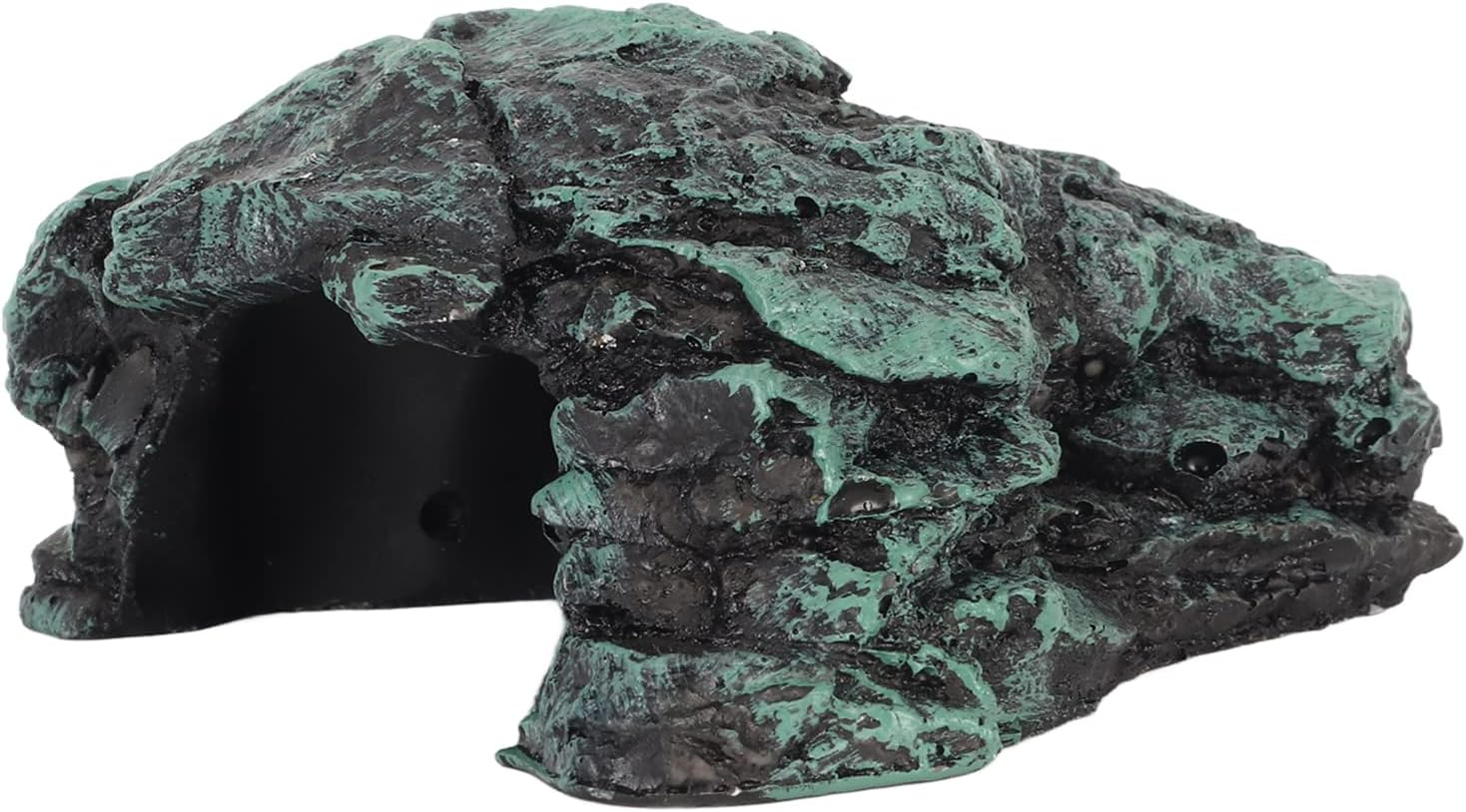 Reptile Rock Hideout, Reptile Rock Hide Cave, Safe and Comfortable Hiding Place for Reptiles, Snake, Turtle Hideout for Bearded Dragon Tortoise Small Lizards Fish Amphibians image number 6