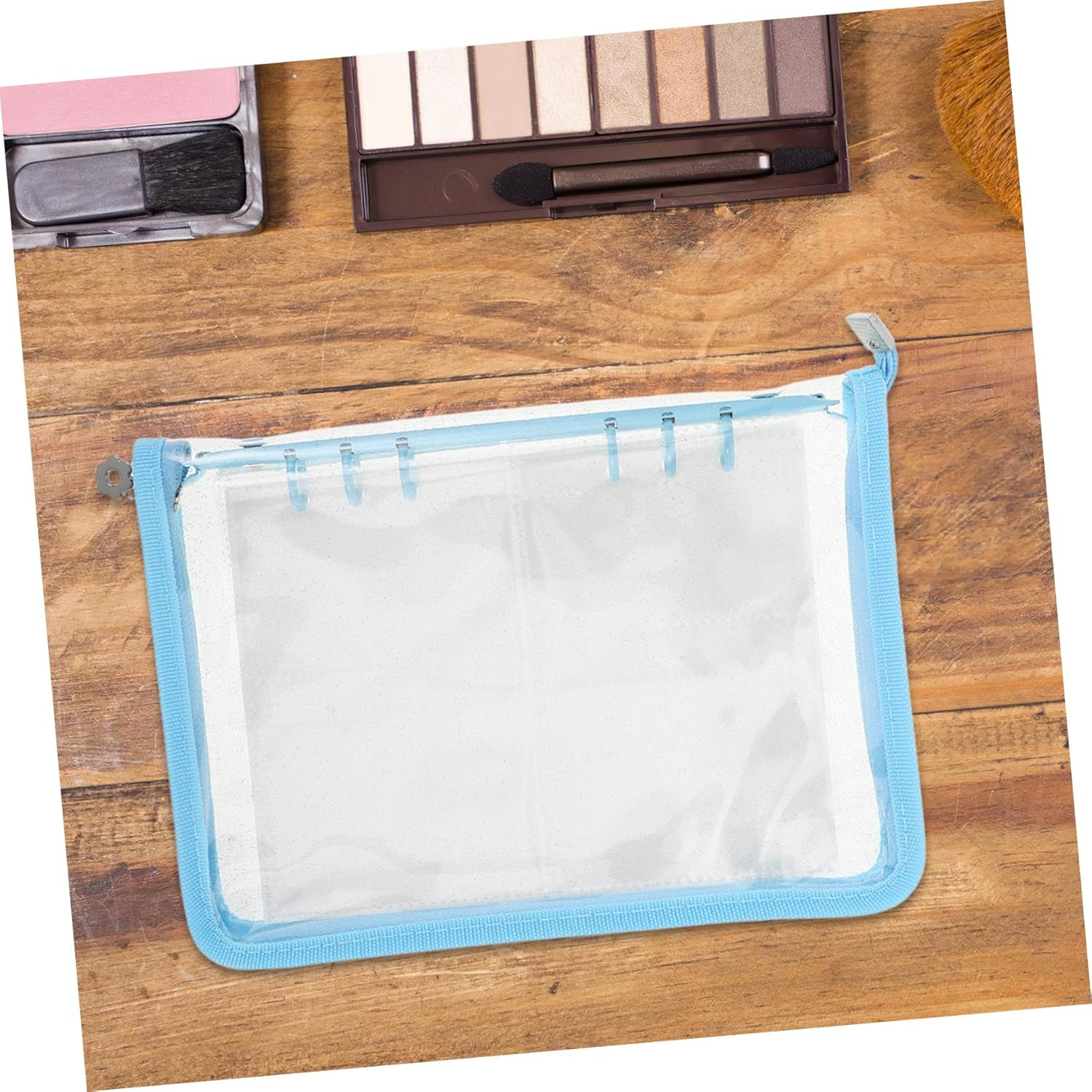 Toyvian Transparent Earring Organizer Travel Case with Lightweight Portable Jewelry Storage Book with Thick Material Space-Saving Layout for Necklaces Bracelets and Earrings image number 5