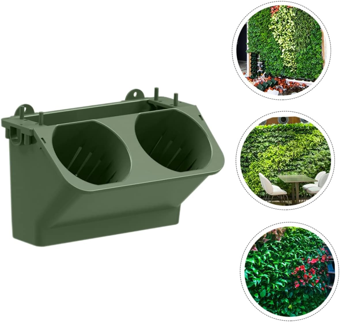 Umbrella Planter Hanging Flower Holder Indoor Outdoor Balcony Planter Wall Decor Gardening Supplies image number 2