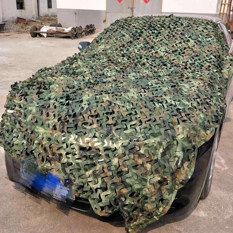 FUNNTY Camo Netting Camouflage Netting 1.5X4M,Bulk Roll Mesh Netting Camouflage Net for Hunting Decoration Sunshade,Farm Factory Shelter Car Concealment image number 5