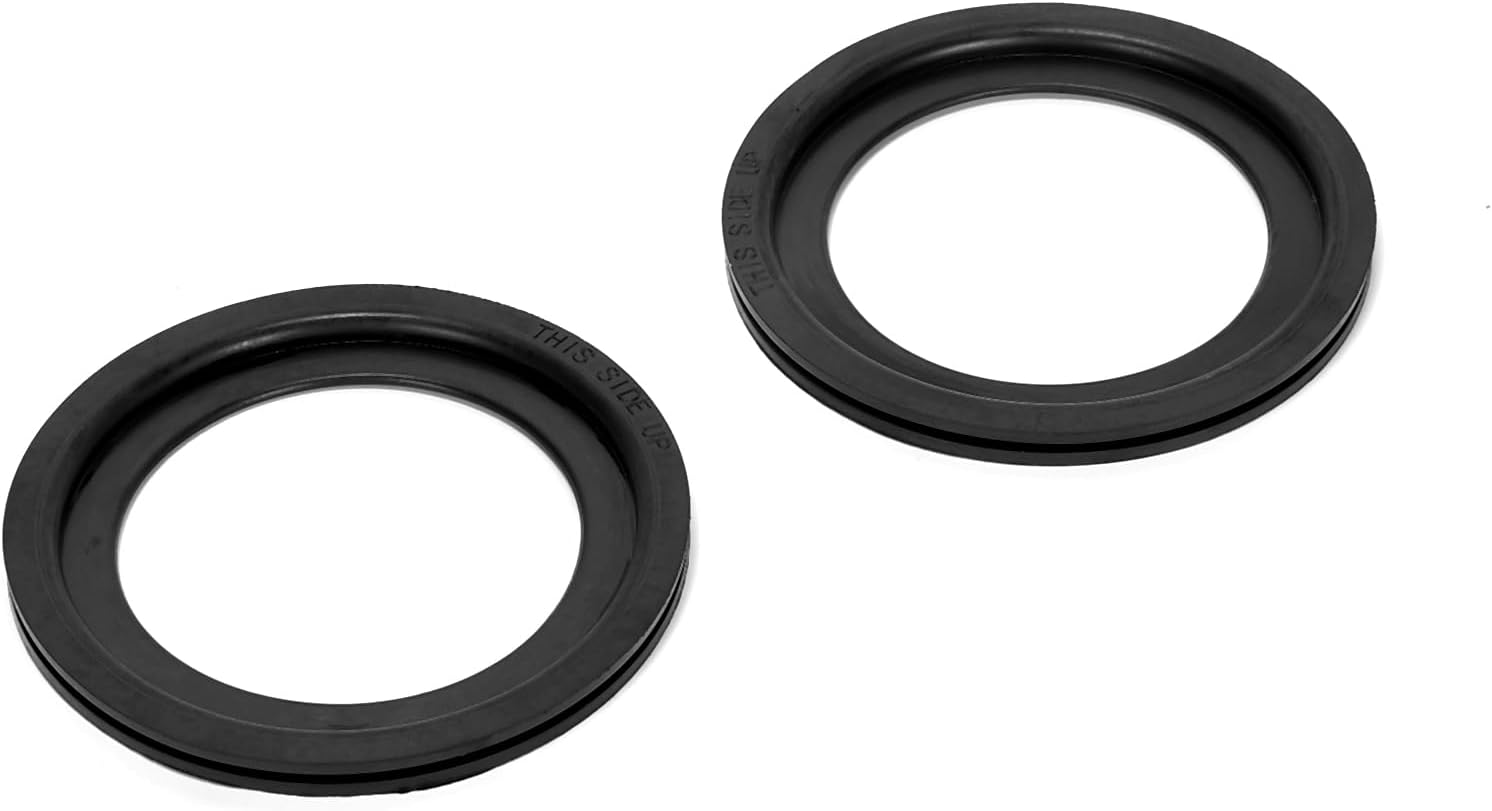 2 Pcs RV Toilet Accessories Silicone Gasket (4Inx2.8Inx0.3In) OE 385311658 Compatible with Dometic 300 310 320 Series image number 2