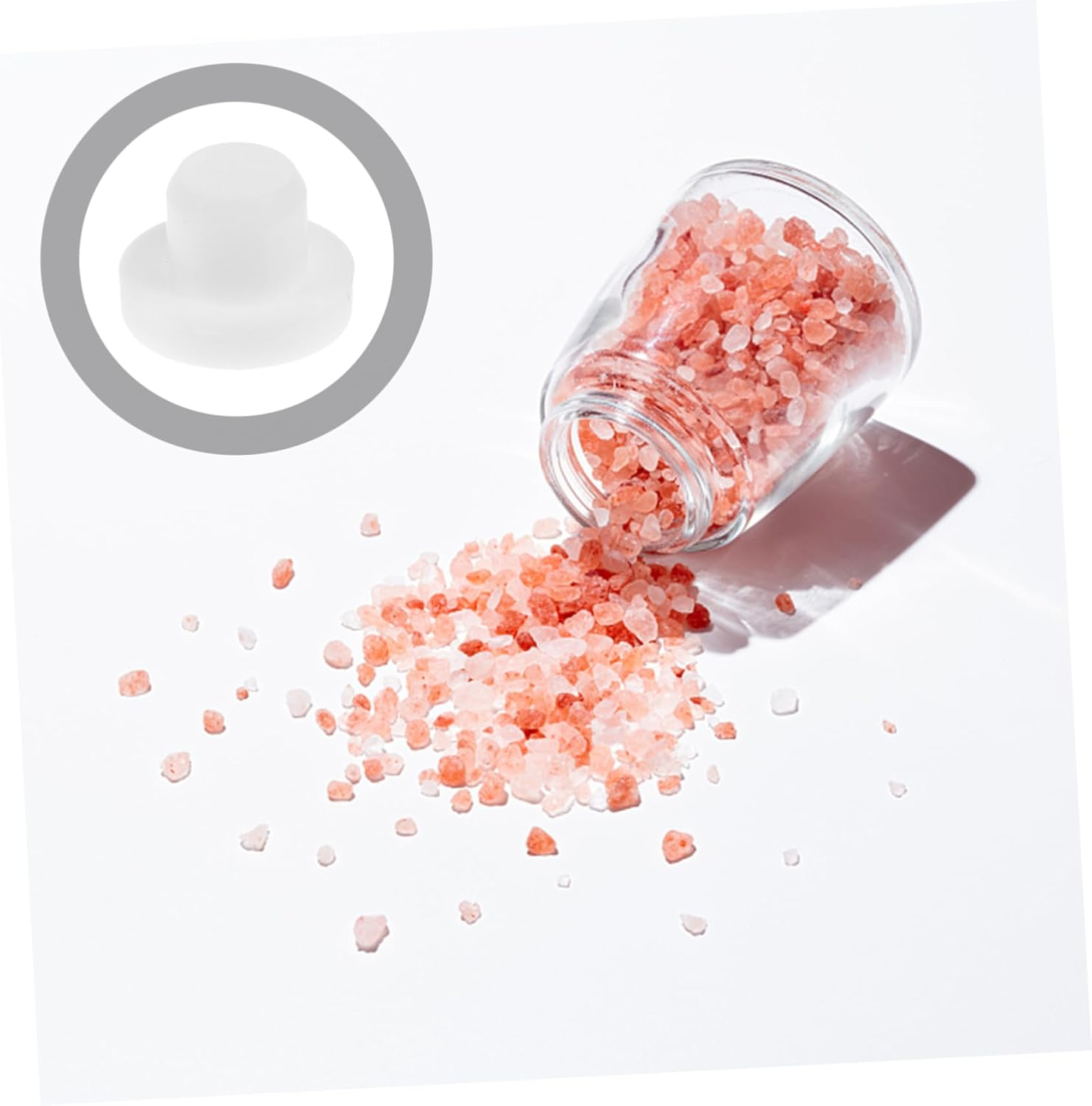 Gatuida Plant Pot 10Pcs Silicone Stopper Reusable Solid Plug Bulk Sealing Stopper Silicone Plugs Solid Flower Pot Solid Stopper Plugs S12 Silica Gel White Replace Bottle image number 6