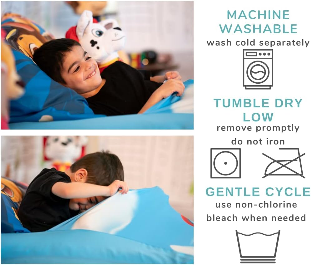 Paw Patrol Kids Bedding Super Soft Compression Snuggle (TM) Sheets, Twin, (Official Nickelodeon Product) by Franco image number 2