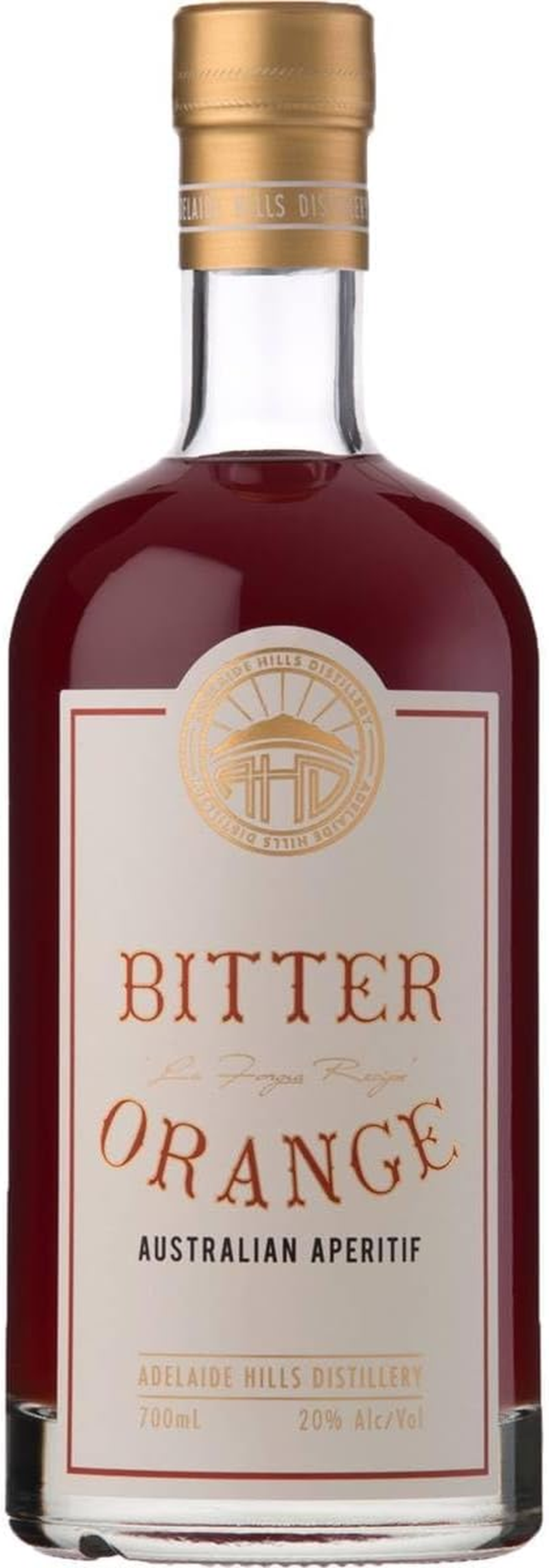 Adelaide Hills Distillery Italian Small Batch Bitter Orange Aperitif 700Ml